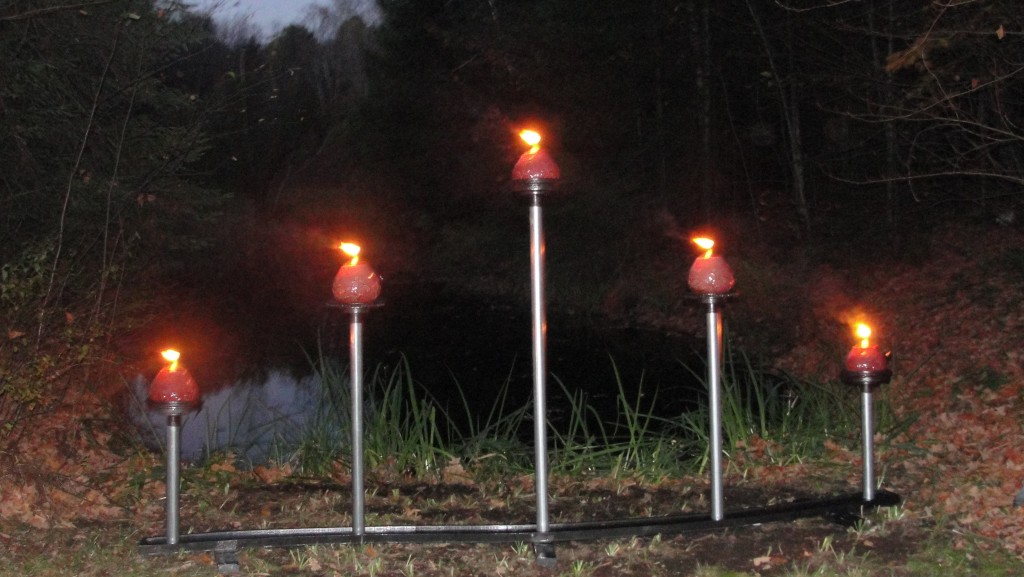 Outdoor Candleabras designed by Craig